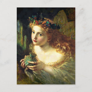 Carte Postale Fée vintage par Sophie Gengembre Anderson