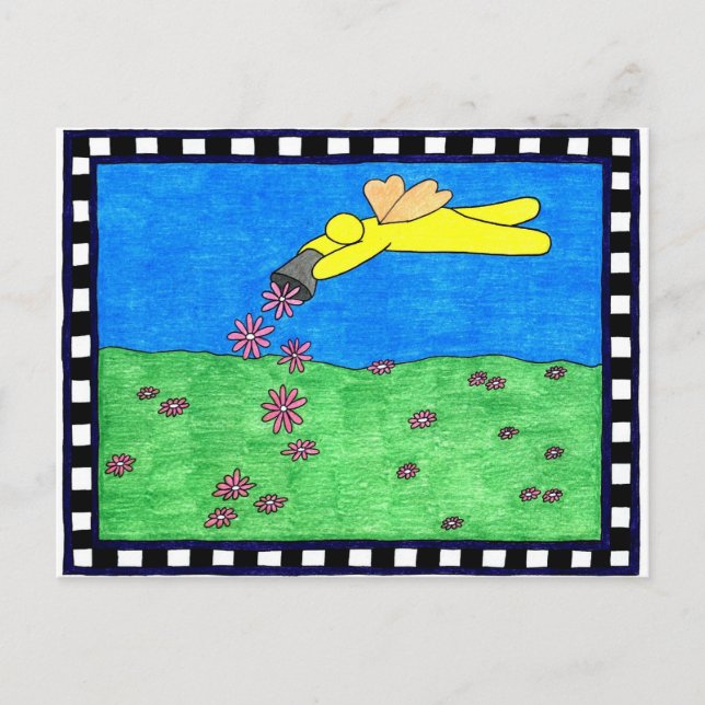Carte postale Féerie à fleurs (Devant)