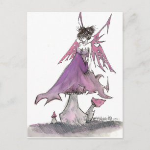 Carte Postale féerie rose