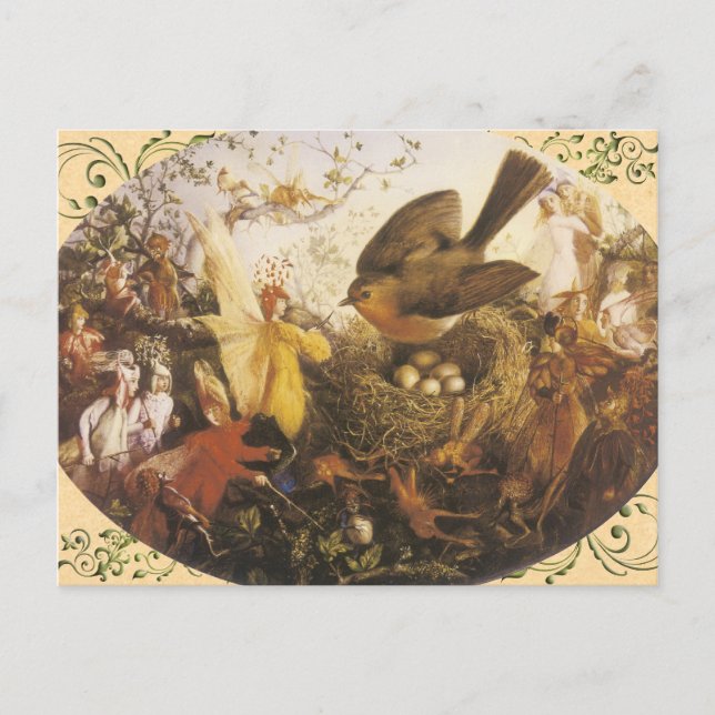 Carte postale Féerie vintage (Devant)