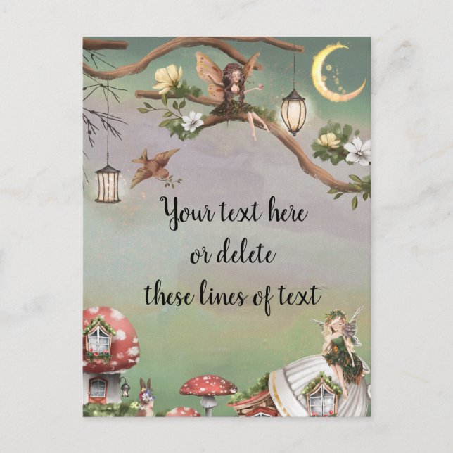 Carte Postale Fées (Devant)