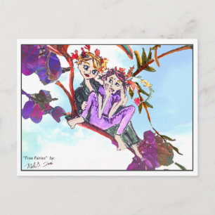 Carte Postale Fées arborées 1