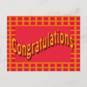 Carte Postale félicitations