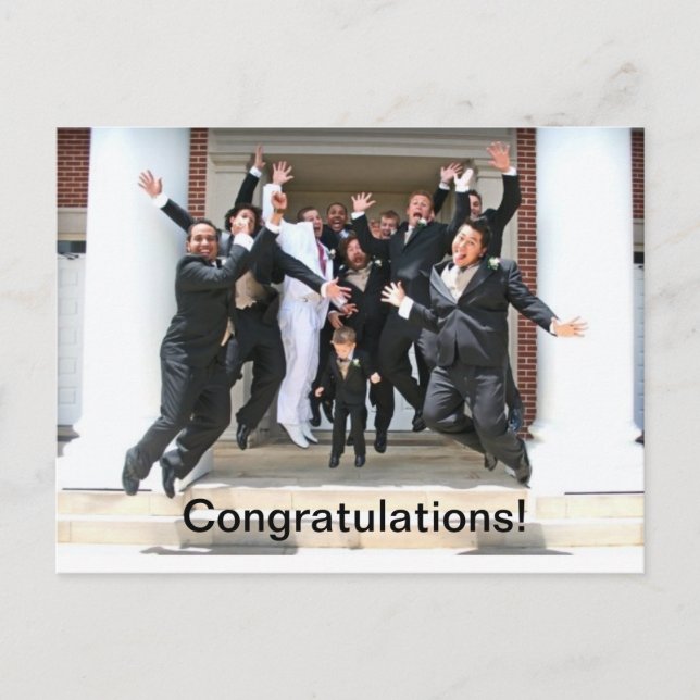 Carte Postale Félicitations à votre Mariage (Devant)