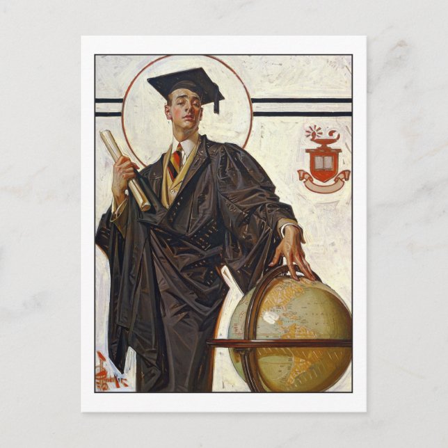 Carte Postale Félicitations aux diplômés (Devant)