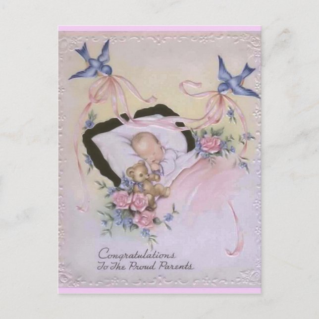 Carte Postale Félicitations aux parents fiers ! (Devant)