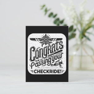 Carte Postale Félicitations de votre passage !
