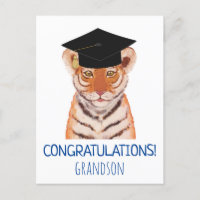 Félicitations Grandson Tiger Cub Illustration