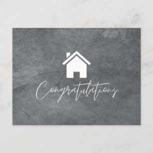 Carte Postale Félicitations Maison Immobilier