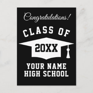 Carte Postale Félicitations pour la remise des diplômes de la pr