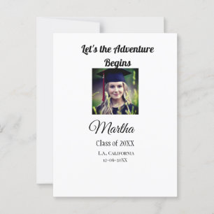 Carte Postale Félicitations pour la remise des diplômes nom phot