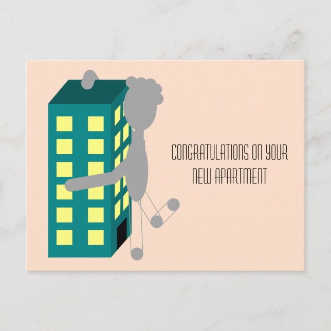 Carte Postale Félicitations pour votre nouvel appartement - Nod  (Devant)