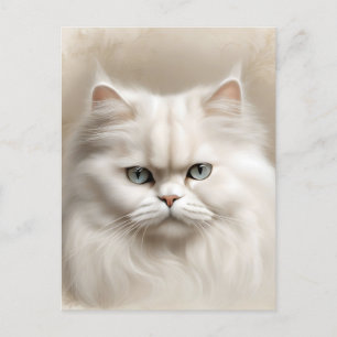 Carte Postale Féline de chat persan Élégant