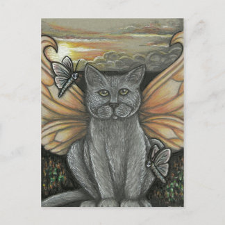 Carte postale Feline Sunset