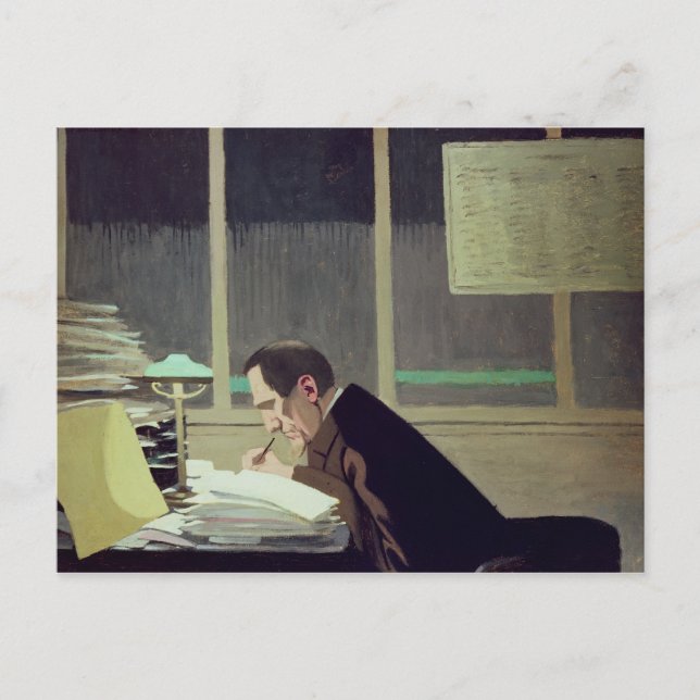 Carte Postale Felix Feneon à La Revue Blanche, 1896 (Devant)