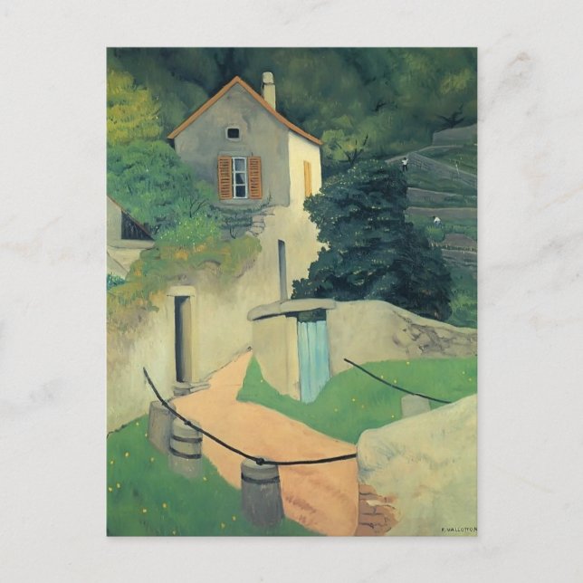 Carte Postale Felix Vallotton - Un paysage de Vallon (Devant)