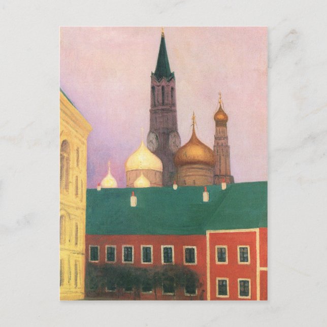 Carte Postale Felix Vallotton - vue de Kremlin à Moscou (Devant)