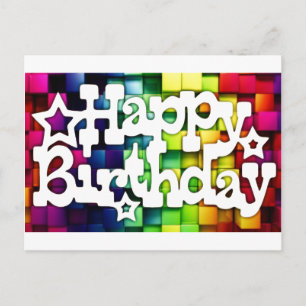 Carte Postale Feliz Aniversário - Joyeux anniversaire