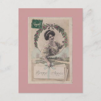 Carte postale féminine vintage