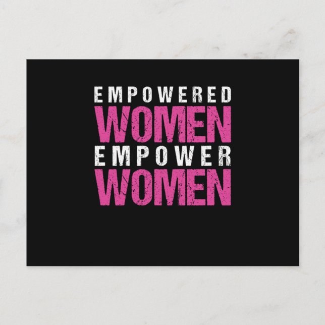 Carte Postale Féminisme Égalité Féministe Fille Femmes Cadeau de (Devant)