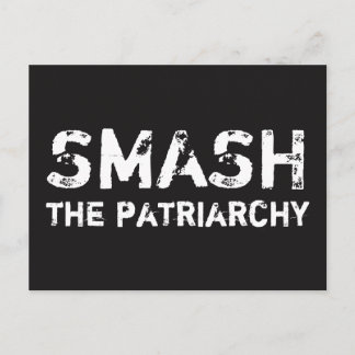 Carte postale féministe du patriarcat SMASH