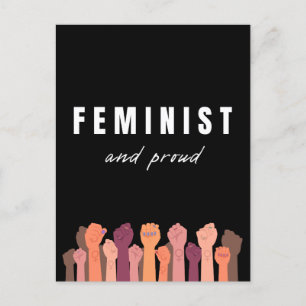Carte Postale Féministe Et Fière