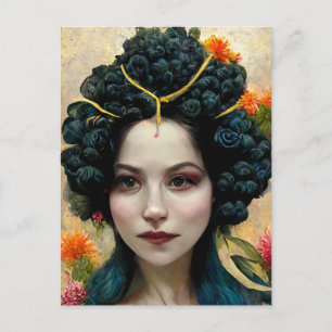 Carte postale femme