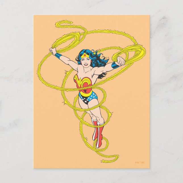 Carte Postale Femme à Lasso (Devant)