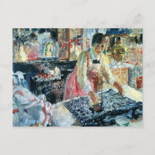 Carte Postale Femme à repasser, 1912