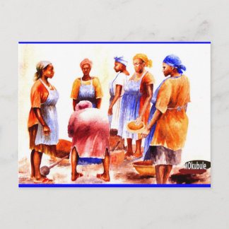 CARTE POSTALE FEMME AFRICAINE MOJISOLA A GBADAMOSI