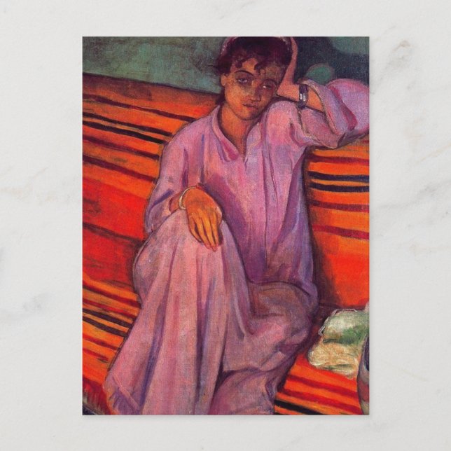 Carte Postale Femme Africaine Par Emile Bernard (Devant)