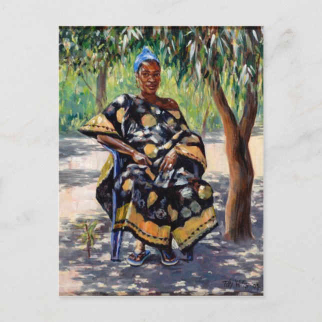 Carte Postale Femme assise 2004 (Devant)