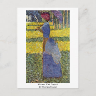 Carte Postale Femme Avec Parasol Par Georges Seurat