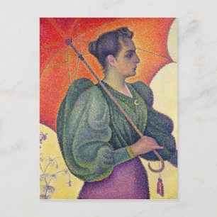 Carte Postale Femme avec un parasol, 1893