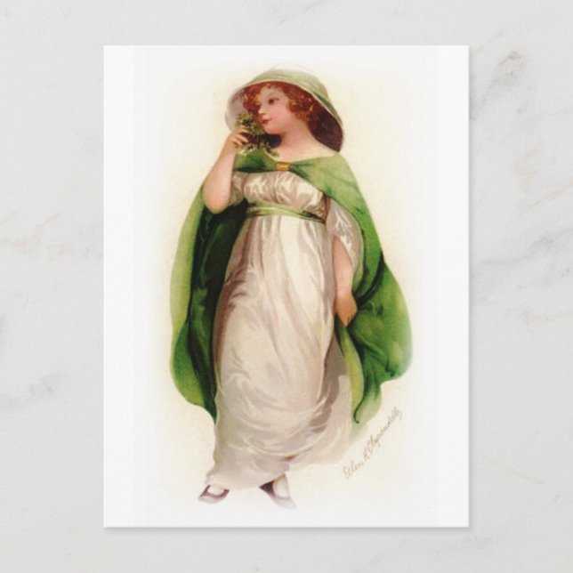 Carte Postale Femme celtique vintage (Devant)