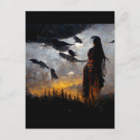 Femme corbeau