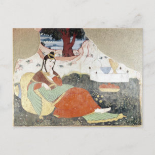 Carte Postale Femme dans le jardin de Shah Abbas Ier