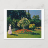 Femme dans un jardin, Monet