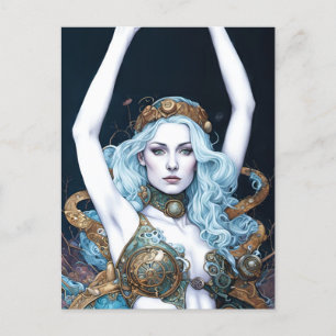 Carte Postale Femme dansante Steampunk