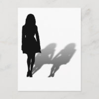 Femme disparue Femme Silhouette