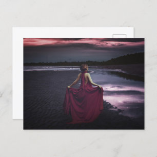 Carte Postale Femme habillée, art