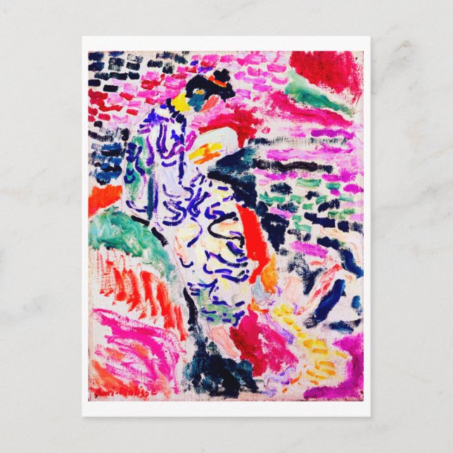 Carte Postale Femme japonaise au bord de l'eau, Matisse (Devant)