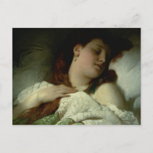 Carte Postale Femme qui dort