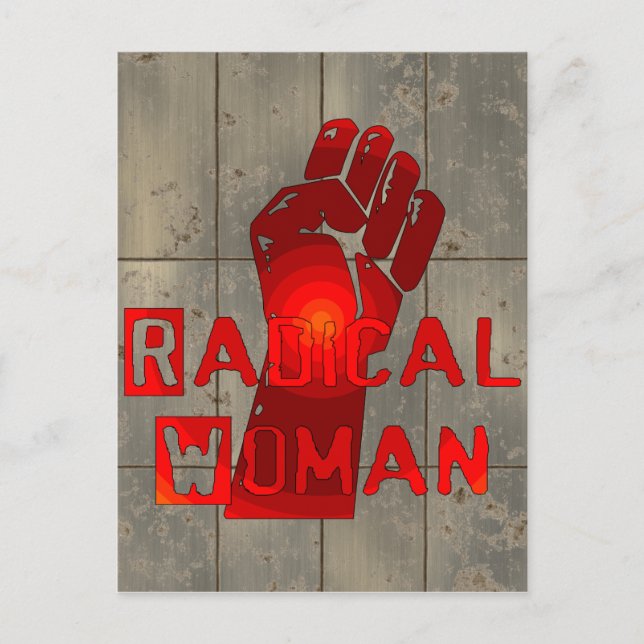 Carte Postale Femme radicale (Devant)