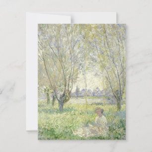 Carte Postale Femme sous les saules, Monet 1880