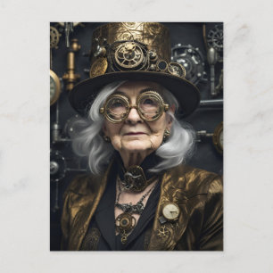 Carte postale Femme Steampunk