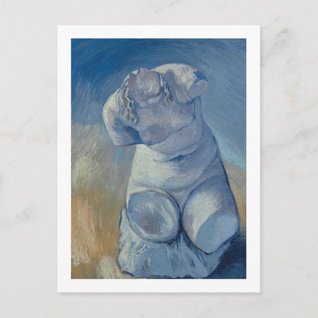 Carte Postale Femme Torso Van Gogh Art (Devant)