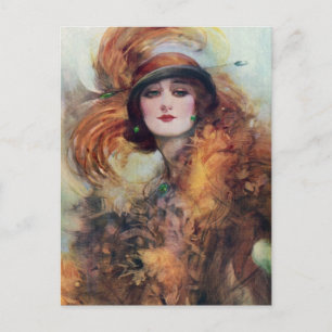 Carte Postale Femme victorienne