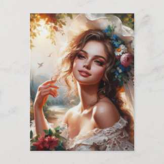 Carte Postale Femme Victorienne 4