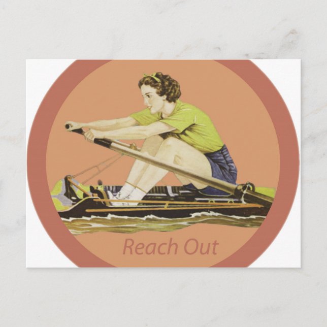 Carte Postale Femme vintage (Devant)